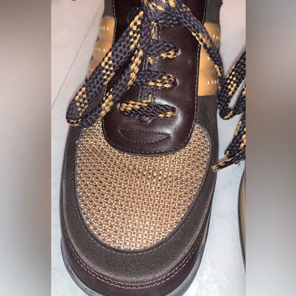 Authentic Brown Louis Vuitton Sneakers Womens - Picture 4 of 7